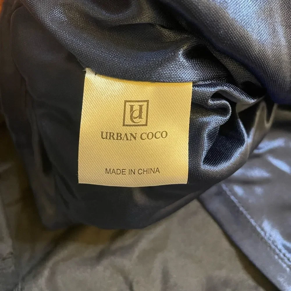 Urban COCO size large velvet blue pleated skirt